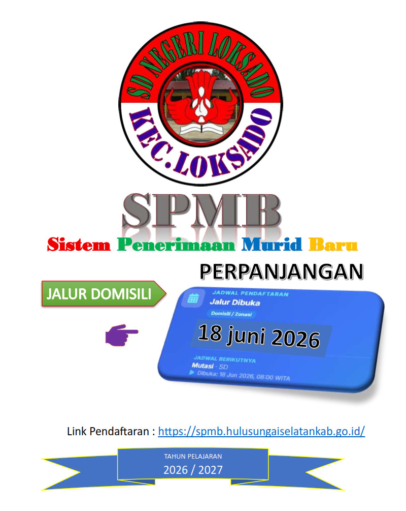 Brosur SD NEGERI LOKSADO