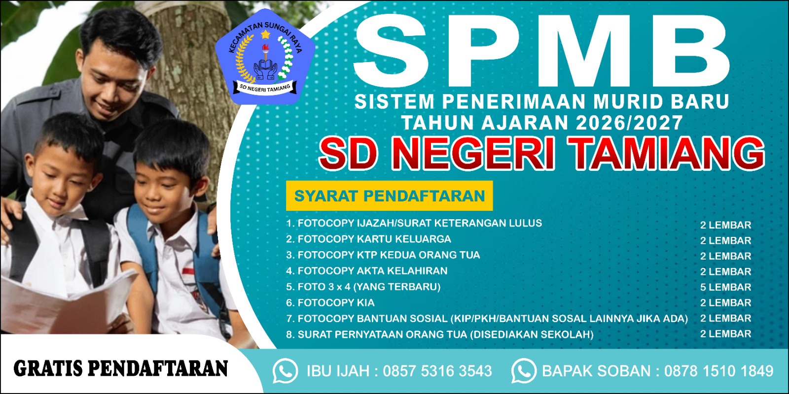 Brosur SD NEGERI TAMIANG