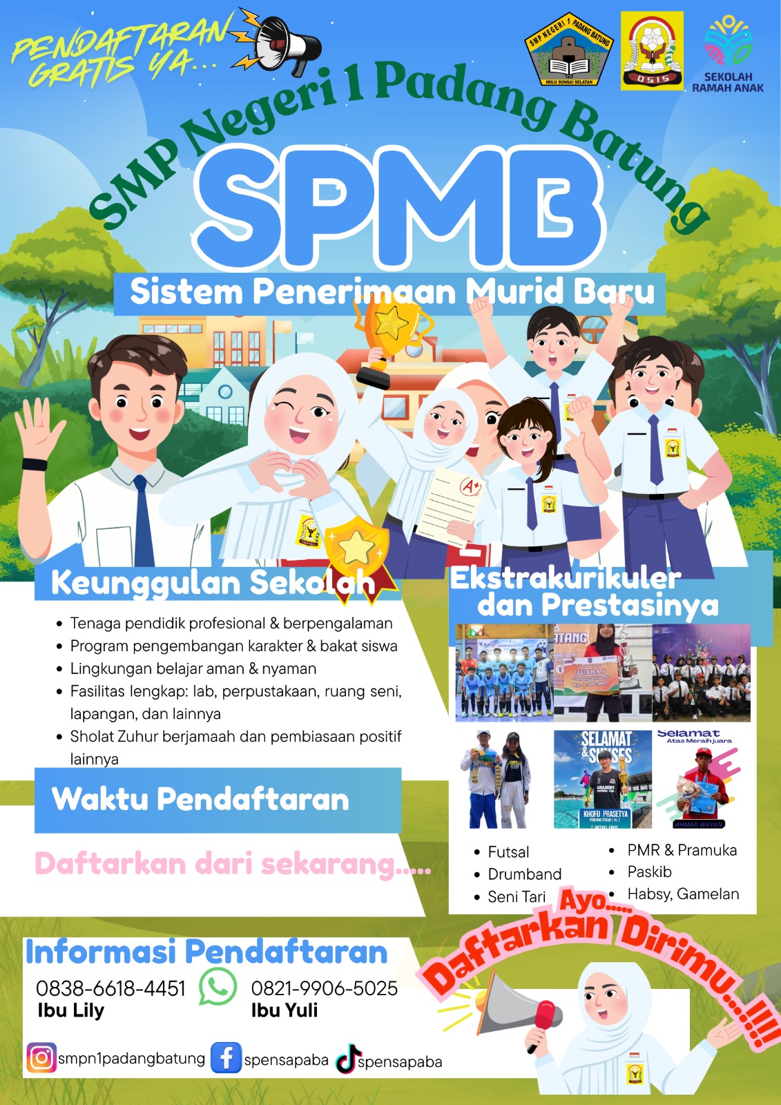 Brosur SMP NEGERI 1 PADANG BATUNG